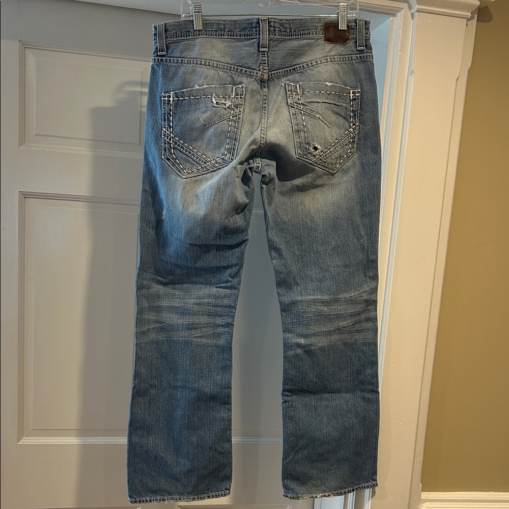 BKE “Carter” 33S Distressed Blue Jeans - Picture 17 of 17